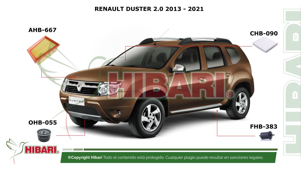 Lee más sobre el artículo RENAULT DUSTER 2.0 2013 – 2021